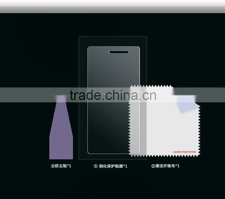 Newest premium tempered glass screen protector huawei ascend P7 screen protector huawei ascend P6/P7 paypal accept (OEM / ODM)