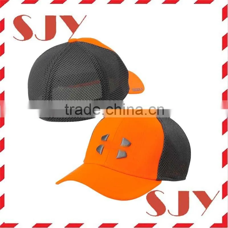 Micro fiber dri-fit ribbon brim custom sport tennis cap