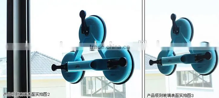 DETO High quality three claws rubber plate rotatable multifunctional glass sucker