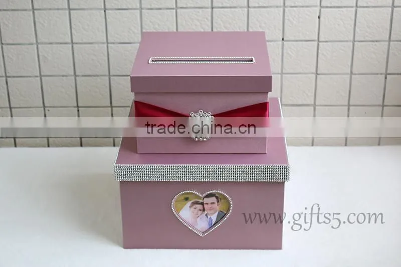 Elegant wedding box for cards wholesale