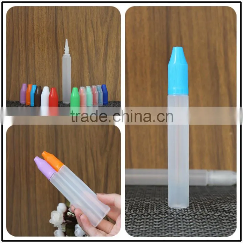 60ml unicorn bottle for e liquid with tamper evident cap for plastic e-liquid bottle