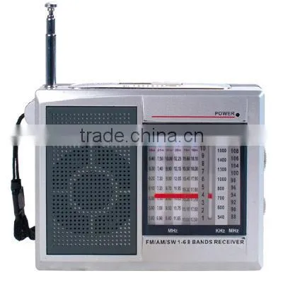 Portable digital multi-band radio transceiver