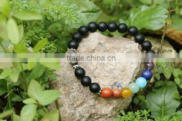 Buddha Beads Bracelets For black stone jewelry