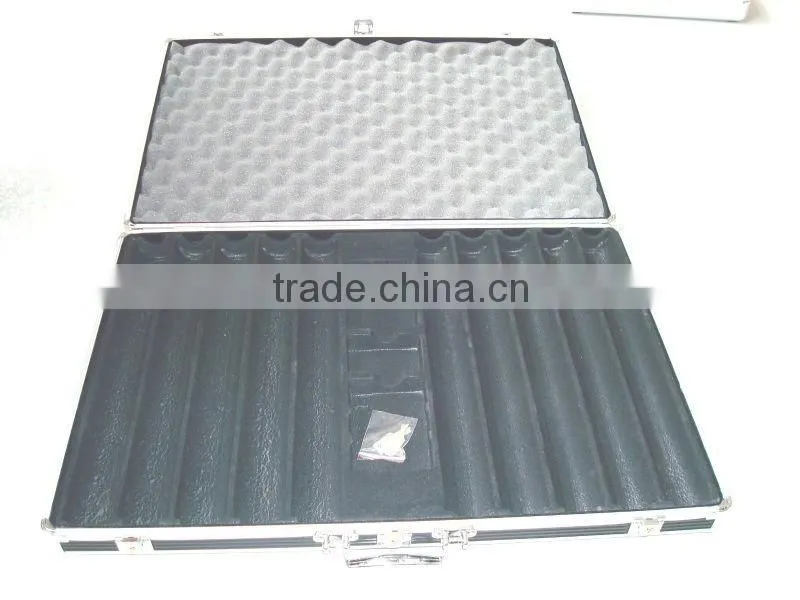 Aluminium poker chip case,poker chip trolley case,antique poker chip case