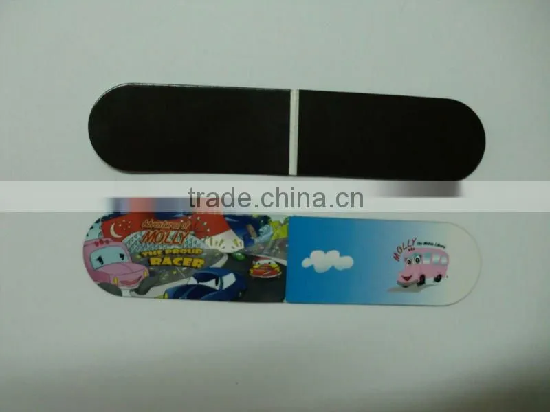 Advertising pvc or pp magnetic bookmarks