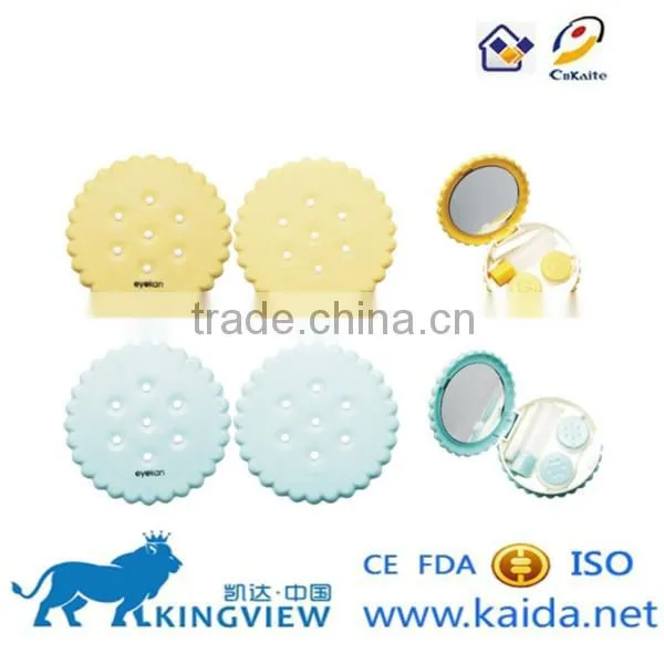 A-8057 Green Cookies fashion contact lens box