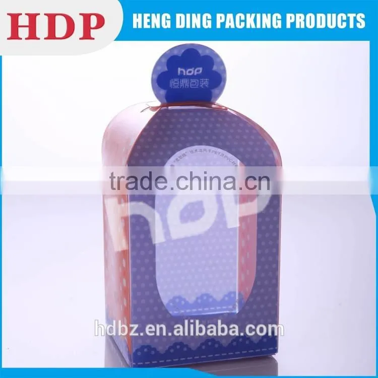 customized pvc pp pet plastic hexagon packaging box