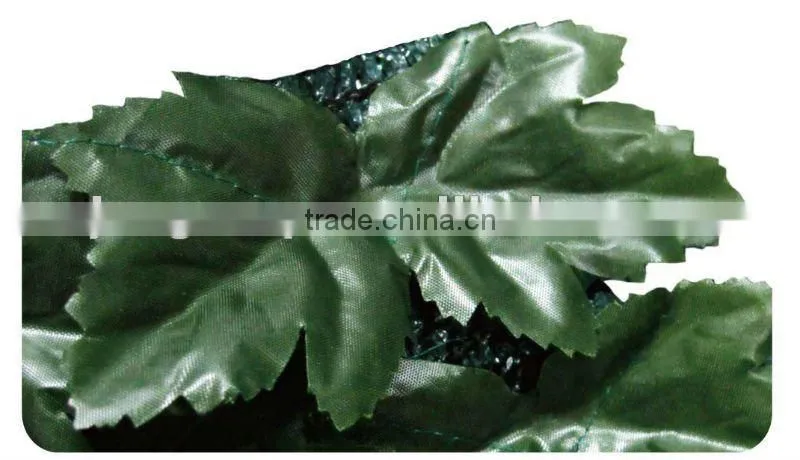 Dark green color decorative artificial leaves