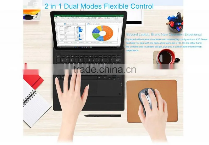 Teclast X16 Power Tablet PC 8GB RAM 64GB ROM Win10 + Android 5.1 11.6 inch FHD IPS Screen Intel Cherry Trail x7-Z8700 64bit