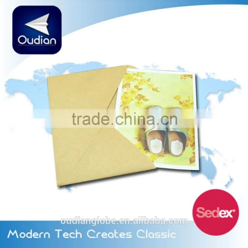OEM best quality printing paper greeting card