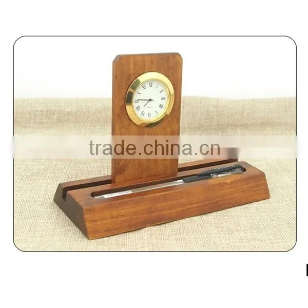 Quartz wooden table clock souvenirs clock gifts