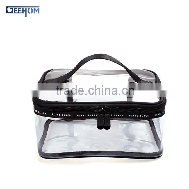 classic travel cosmetic bag customized pvc bag