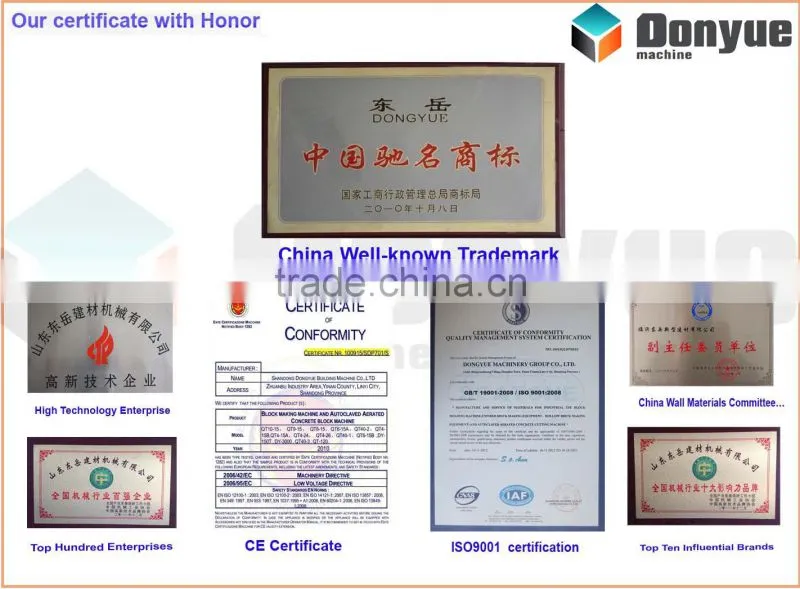 mini movable block making machine for building construction
