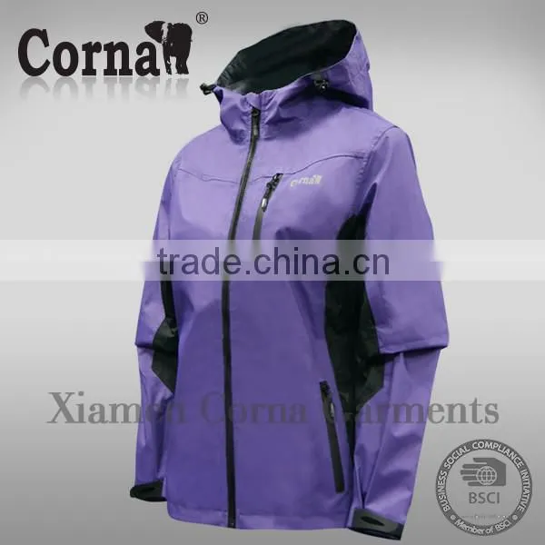 Wholesale fashionable purple windproof chinese jacket