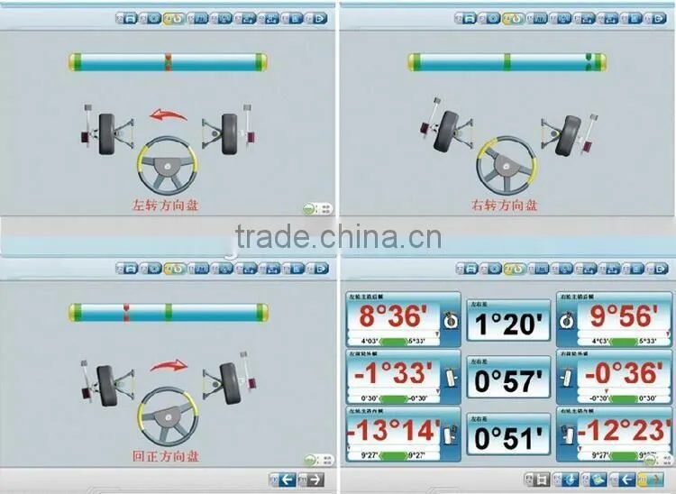 3D Car Wheel Alignment for garage workshop