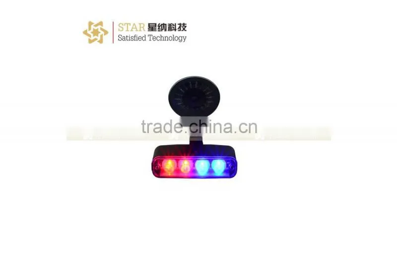 led flashing vehicle emergency mini visor light