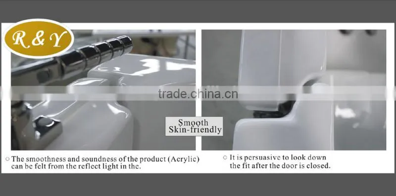 acrylic walk in bathtub with shower and backboard