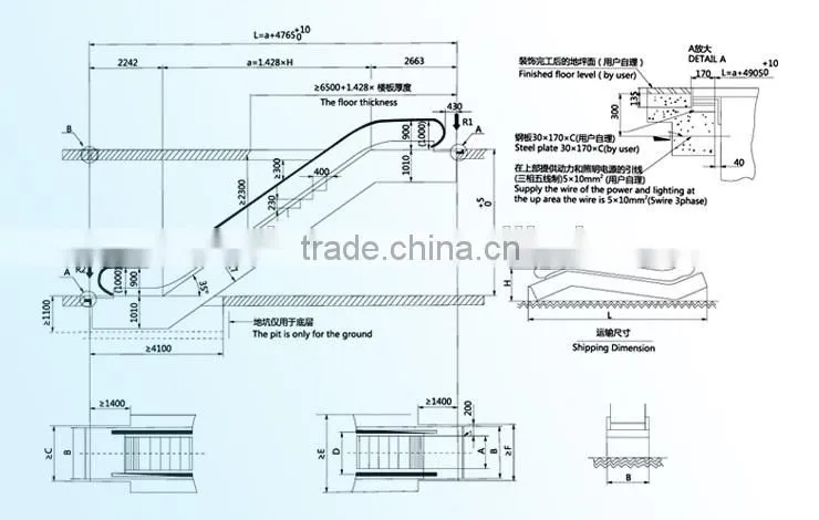 Outdoor Heavy-duty Public Transport Escalator