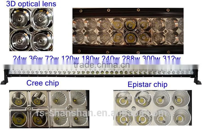 50inch curved off road led light bar cree,4x4 cree led light bar