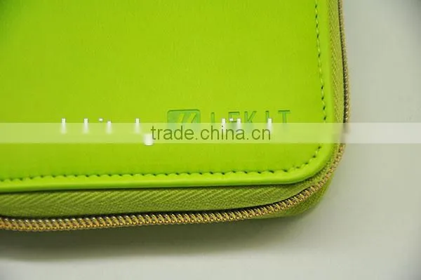 green and red color girl fashion coin purs with zipper