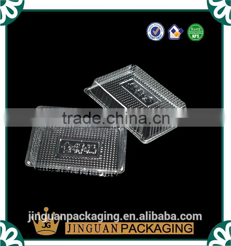 custom vacuum formed plastic packing tray , clear plastic blister tray