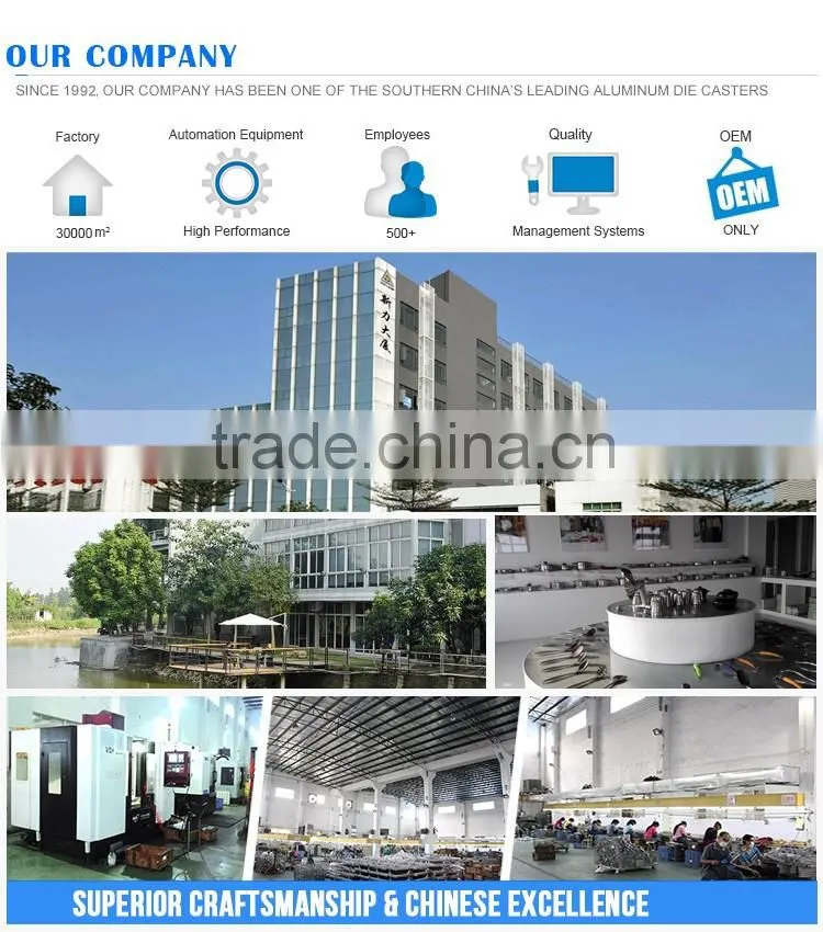 OEM production aluminum & zinc alloy die casting hardware