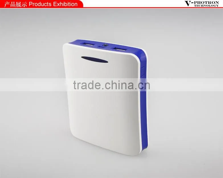 dual usb portable power bank 7800mAh
