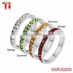 April birthstone fashion jewelry hand made diamond jewellery for accessories