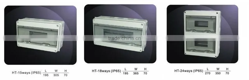 5Ways HT Waterproof Plastic Distribution Enclosure