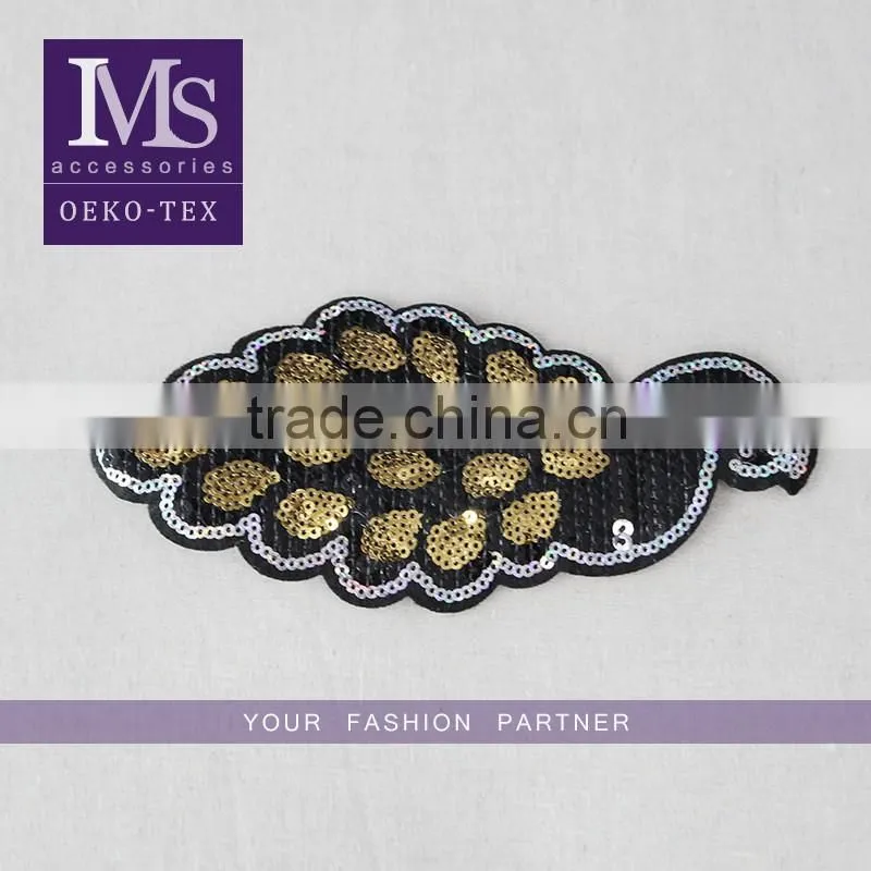 Popular Hot fix rhinestone collar/fancy rhinestone collars for garment