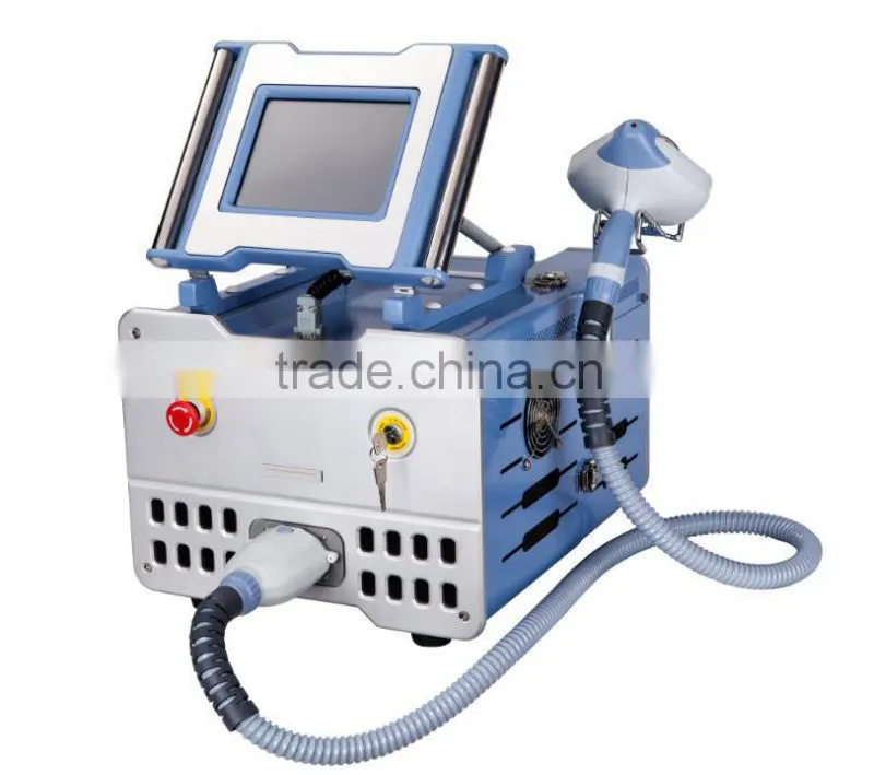 Portable laser SHR IPL E-light hair removal equipment