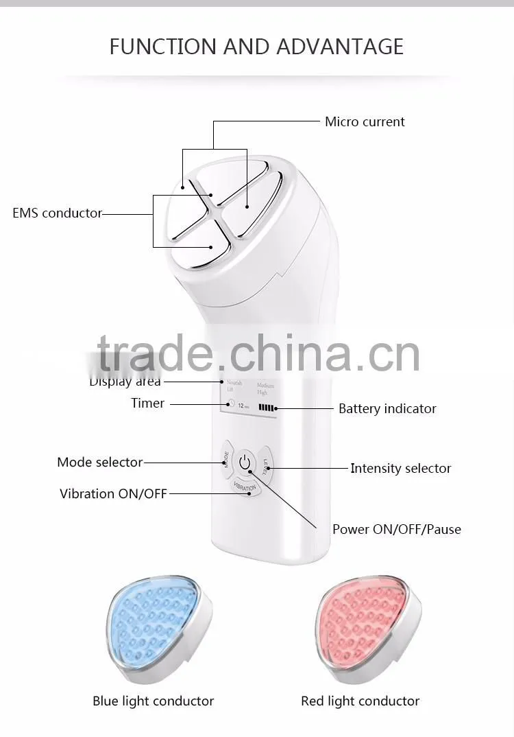 LED skin care beauty equipment use photon therapy