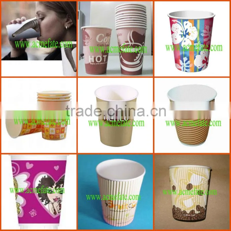 Disposable Coffee Paper Cup with Lid