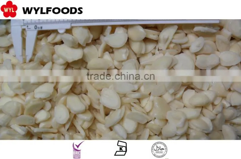 Frozen IQF garlic dices/slices/clove/crushed,Grade A