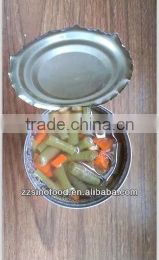 Types of Canned Mixed Vegetable in brine