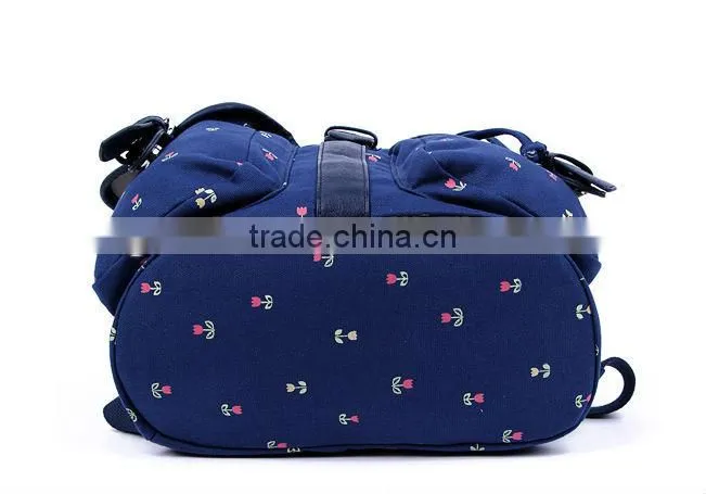Small flower printed backpacks