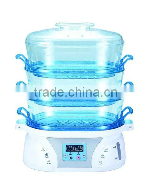 keep warm plastic electrical food steamer/steam cooker