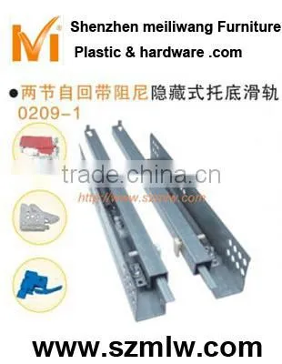 two from the back with a hidden slide rail damping drawer slide