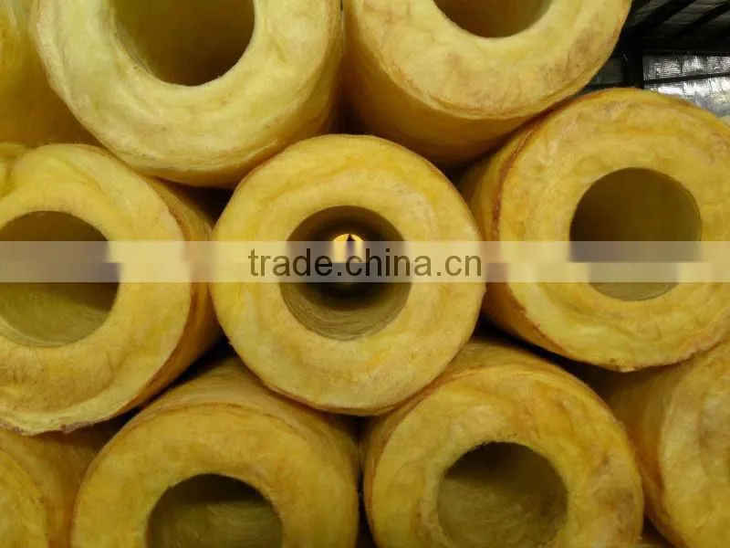 Thermal Insulation Sound Absorbing Glass Wool Pipe
