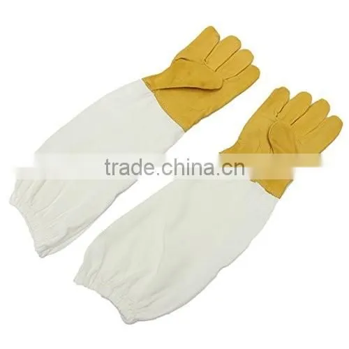 New Beekeeping Gloves Beekeepers Protective Goatskin Bee Keeping Leather Gloves