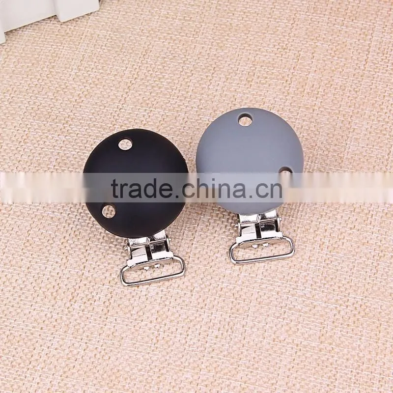 Wholesale Silicone Silicone Rounded Shape Clip Assemble with Pacify