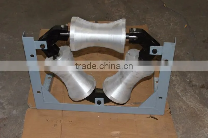 Annular Cable Pulley Cable Roller Trench Roller With Aluminum Wheel