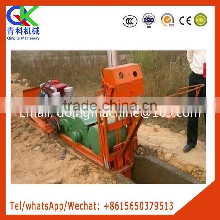 Trench integrated molding machine ditch lining machine