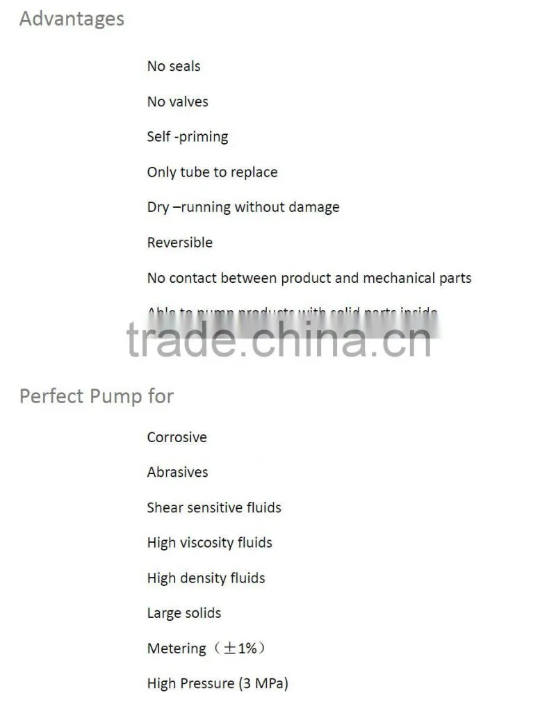 Dosing Pump Peristaltic Pump