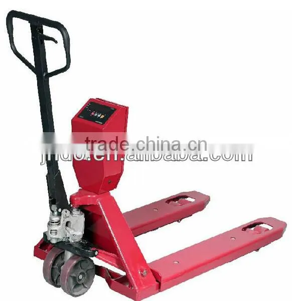 electric transpallet forklift/mini electric pallet truck with scale