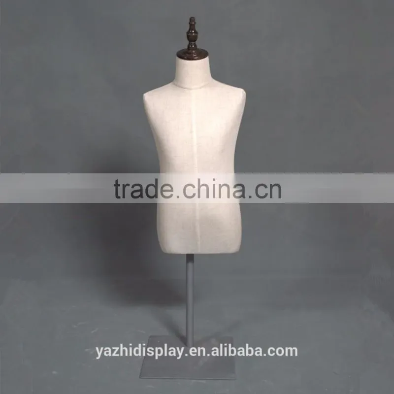 Fabric tailor vintage dress form kids torso mannequin