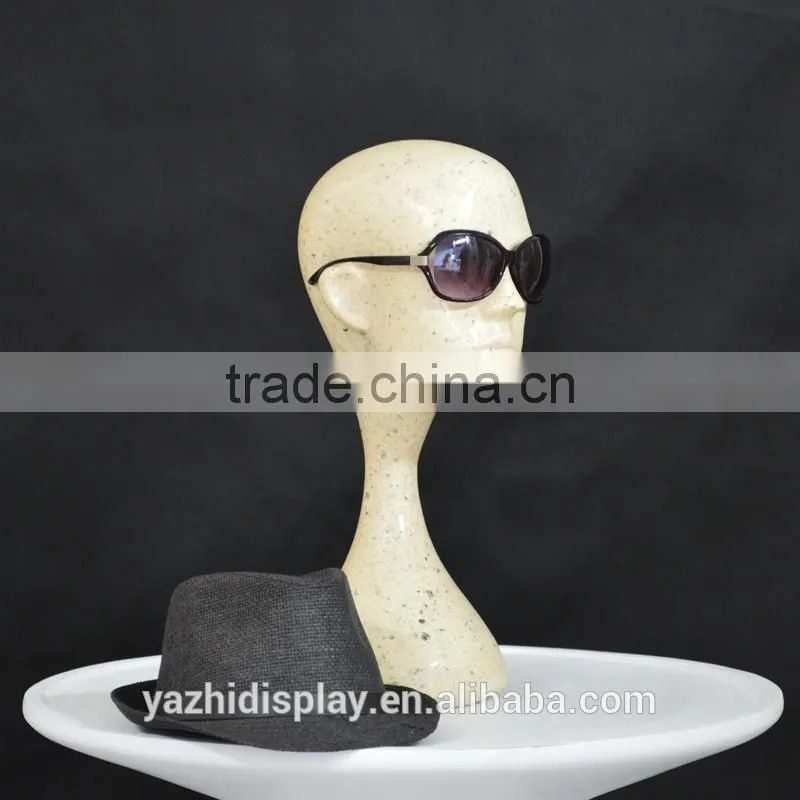 Fashional egg head Fabric cover mannequin for hat display
