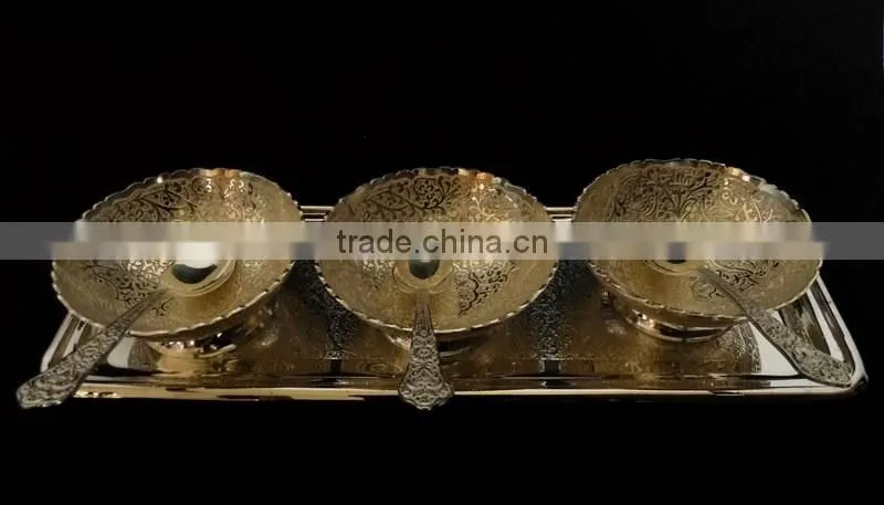 New Design Silver-Plated Leaf Shaped Decorative Gift Item Silver Plated Dish