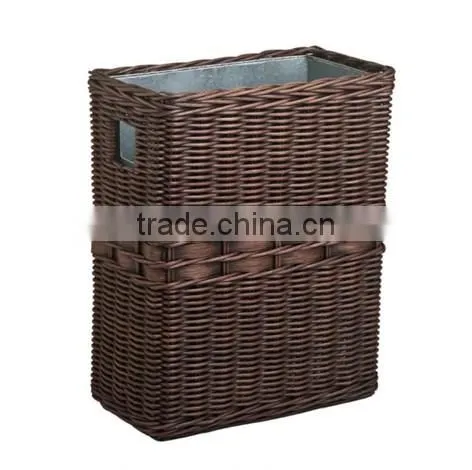 Round rattan storage baskets for Waste