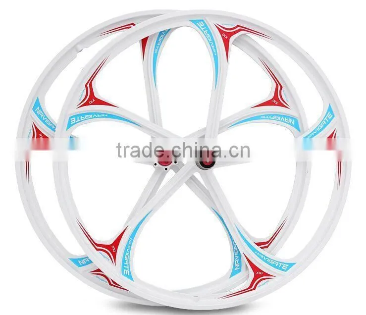 26 inch lightest strongest magnesium alloy bike wheel can not fit electric motor/fixed gear type hub bike wheel